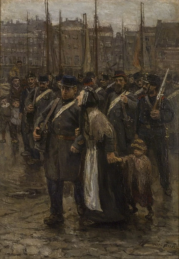Isaac Israëls - Il trasporto dei coloniali da Rotterdam, Museo di Rotterdam